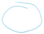 2mm Light Blue Faceted Rondelle Crystal Beads