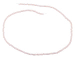 2mm Light Pink Faceted Rondelle Crystal Beads