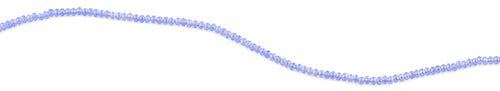 2mm Light Purple Faceted Rondelle Crystal Beads