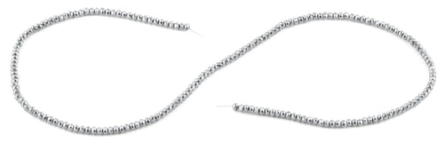 2mm Metal Faceted Rondelle Crystal Beads