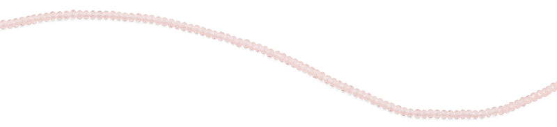 2mm Pink Faceted Rondelle Crystal Beads