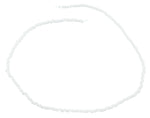 2mm White Faceted Rondelle Crystal Beads