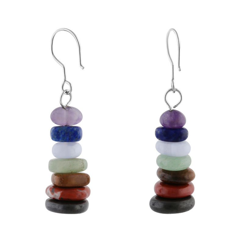 Colorful Gemstone Earrings