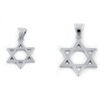 Sterling Silver 20mm Star of David Pendant