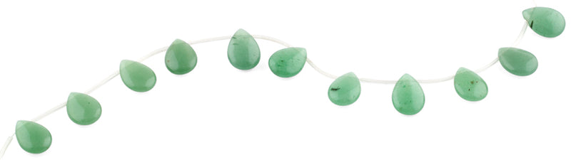 18x13MM Green Aventurine Drop Gemstone Beads