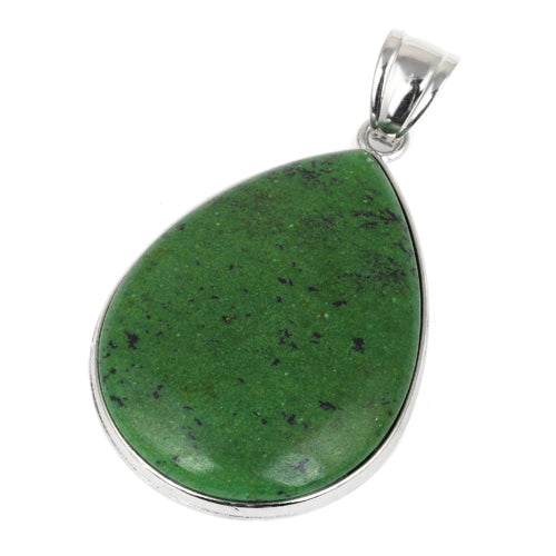 30X40MM Pear Gapeite Turquoise Gemstone Pendant