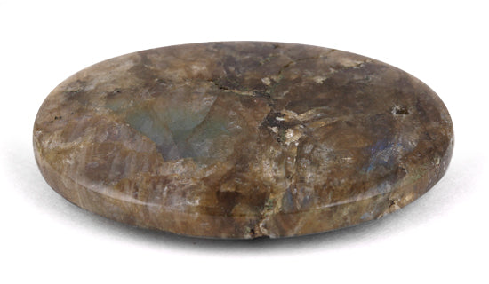35X45MM Oval hand-Polished Labradorite Gem Stone Pendant