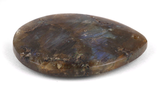 35X45MM Pear Hand-Polished Labradorite Gem Stone Pendant