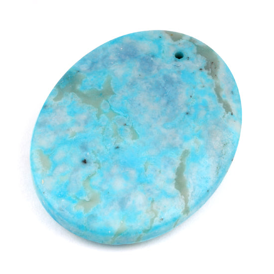 35X45MM Turquoise Jasper Oval Gem Stone Pendant