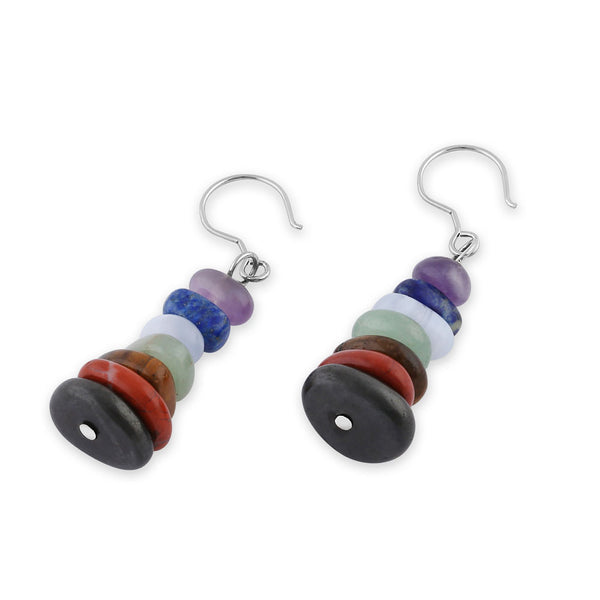 Colorful Gemstone Earrings