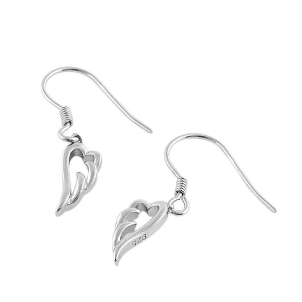 Sterling Silver Wing Earrings