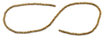 3mm Metal Gold Faceted Rondelle Glass Beads