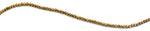 3mm Metal Gold Faceted Rondelle Glass Beads
