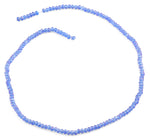 3mm Purple Faceted Rondelle Glass Beads