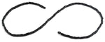 3X6mm Black Rectangle Faceted Crystal Beads