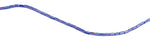 3X6mm Blue Rectangle Faceted Crystal Beads