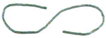 3X6mm Green Rectangle Faceted Crystal Beads