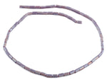 3X6mm Purple Rectangle Faceted Crystal Beads