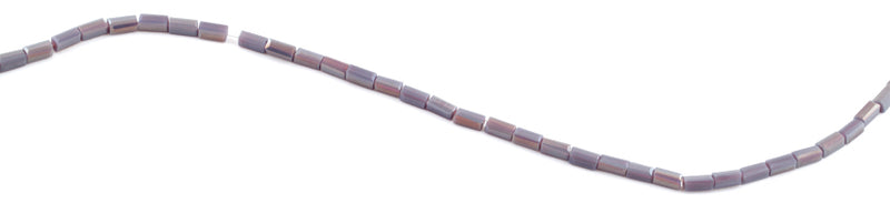 3X6mm Purple Rectangle Faceted Crystal Beads
