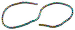 3X6mm Rainbow Rectangle Faceted Crystal Beads