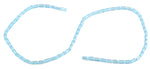 3X6mm Teal Rectangle Faceted Crystal Beads