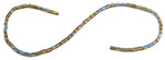 3X6mm Yellow and Blue  Rectangle Faceted Crystal Beads