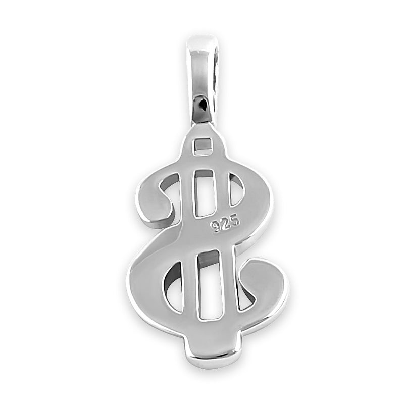 Sterling Silver Money Symbol Pendant