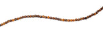 4mm Brown Tiger Eye Faceted Gem Stone Beads
