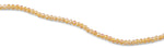 4mm Champagne Faceted Rondelle Crystal Beads