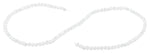 4mm Clear Twist Round Faceted Crystal Beads