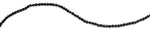 4mm Faceted Bicone Black Crystal Beads