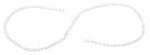 4mm Faceted Bicone Clear Crystal Beads