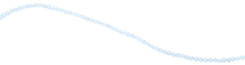 4mm Faceted Bicone Light Azore Crystal Beads