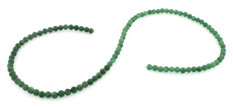 4mm Green Aventurine Round Gem Stone Beads
