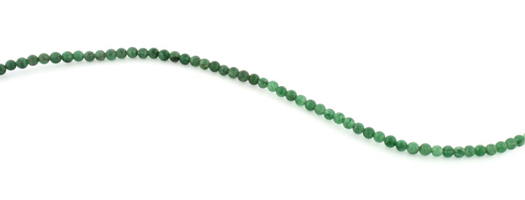 4mm Green Aventurine Round Gem Stone Beads