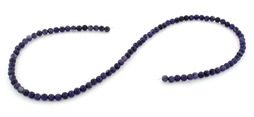 4mm Lapis Jasper (Dyed) Round Gem Stone Beads