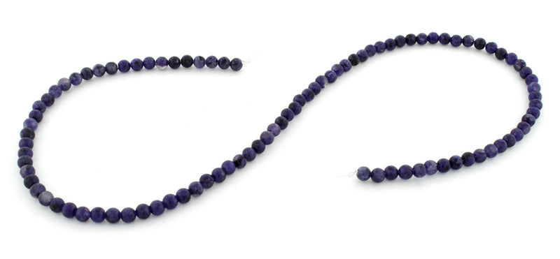4mm Lapis Jasper (Dyed) Round Gem Stone Beads