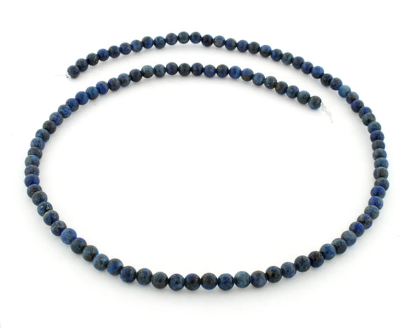 4mm Lapis Round Gem Stone Beads