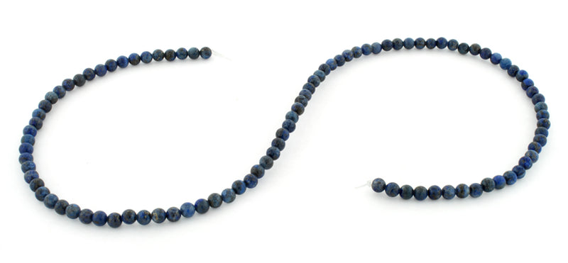 4mm Lapis Round Gem Stone Beads