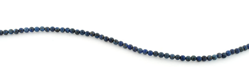 4mm Lapis Round Gem Stone Beads