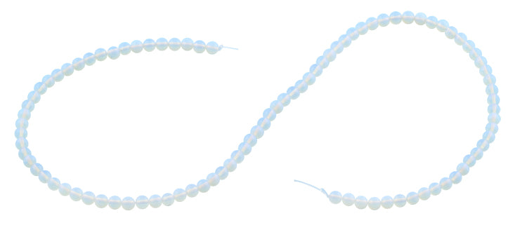 4mm Opalite Round Gem Stone Beads