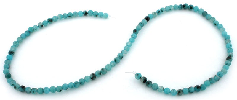 4mm Aqua Quartz Round Gem Stone Beads