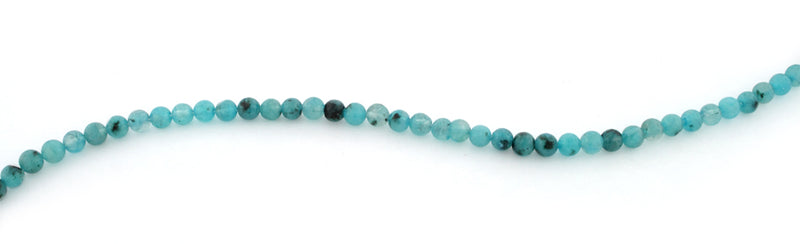 4mm Aqua Quartz Round Gem Stone Beads