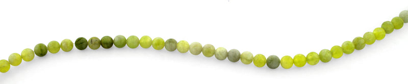 4mm Plain Round Harmony Serpentine Gem Stone Beads