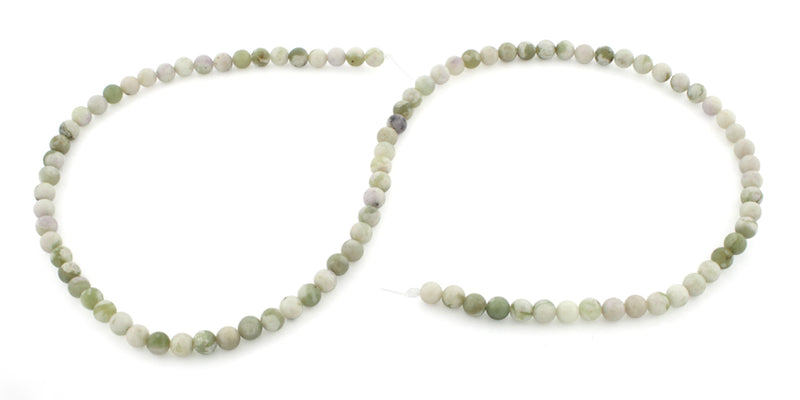 4mm Plain Round Peace Jasper Gem Stone Beads