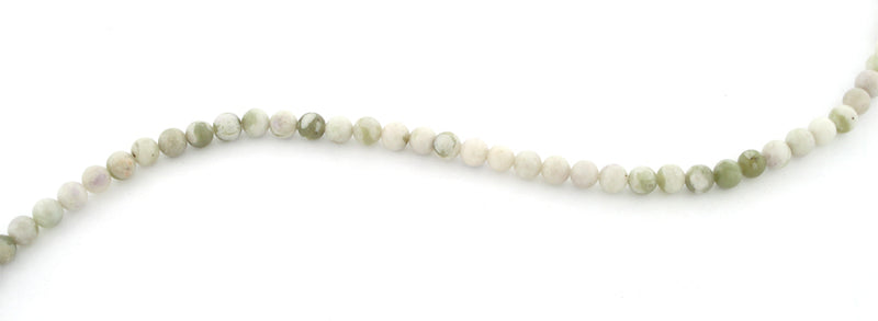 4mm Plain Round Peace Jasper Gem Stone Beads