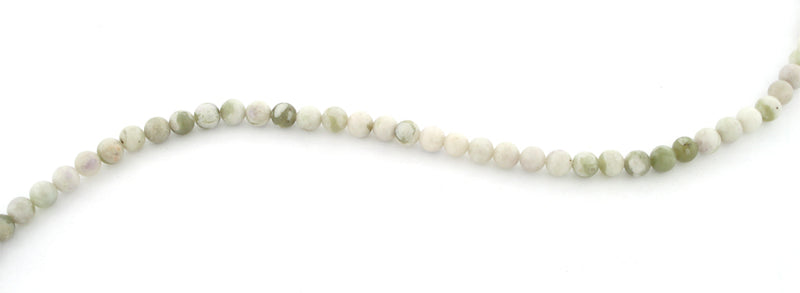 4mm Plain Round Peace Jasper Gem Stone Beadss