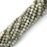 4mm Plain Round Peace Jasper Gem Stone Beads