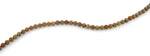 4mm Plain Round Picasso Gem Stone Beads