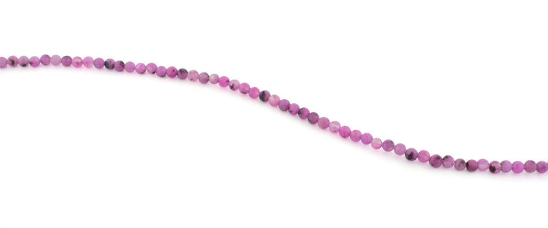 4mm Plain Round Purple Quartz Gem Stone Beads